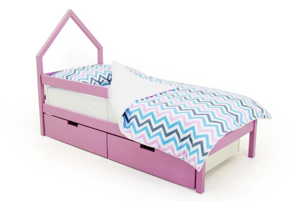 Детская кровать-домик мини Svogen цвет лаванда (Бельмарко)